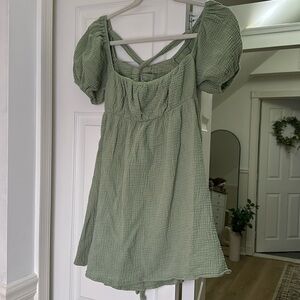 green princess polly mini dress